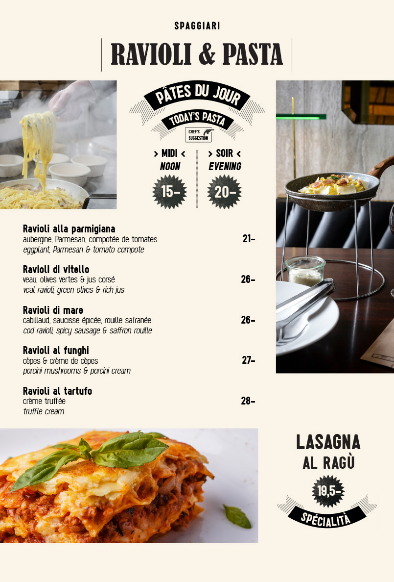 Ravioli & Pasta - Spaggiari - Megève