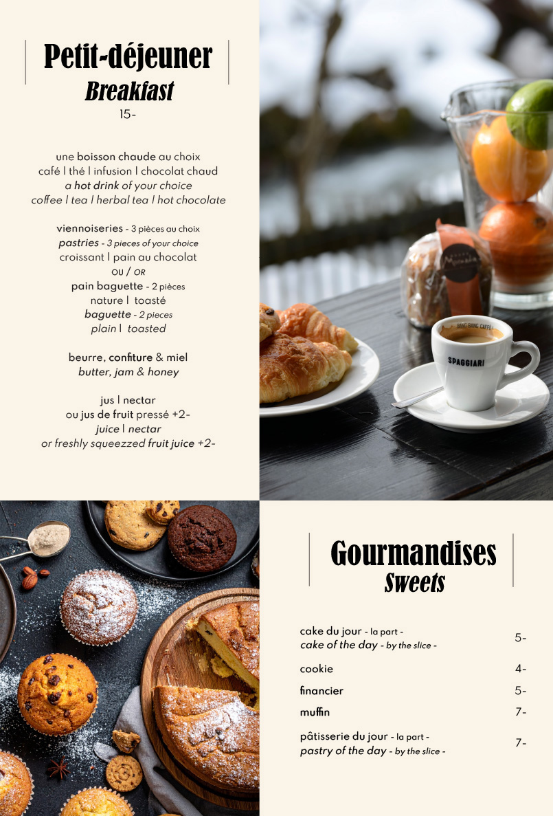 Petits déjeuners - Spaggiari et Wàng - Megève