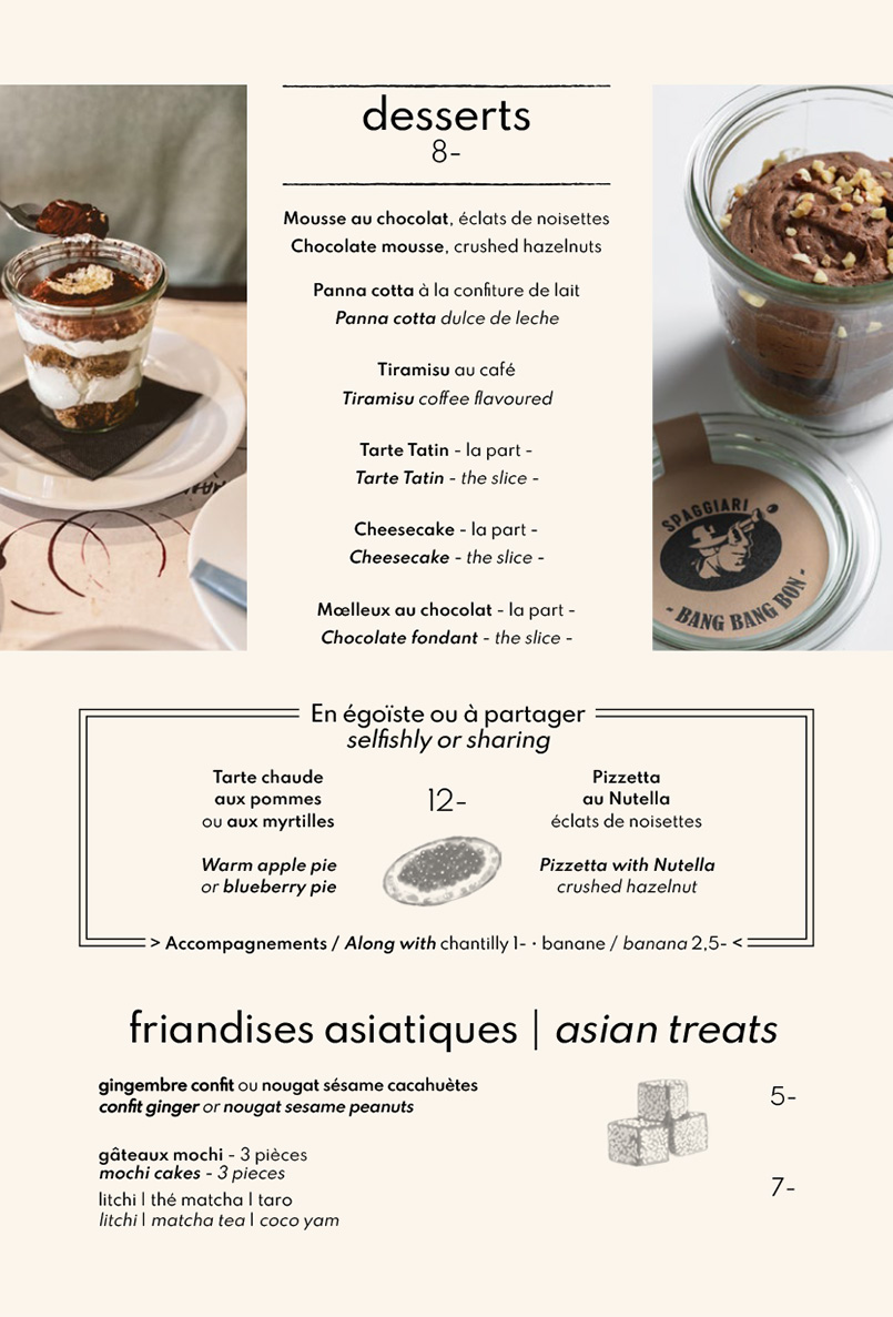 Desserts - Wang - Restaurants - Megève