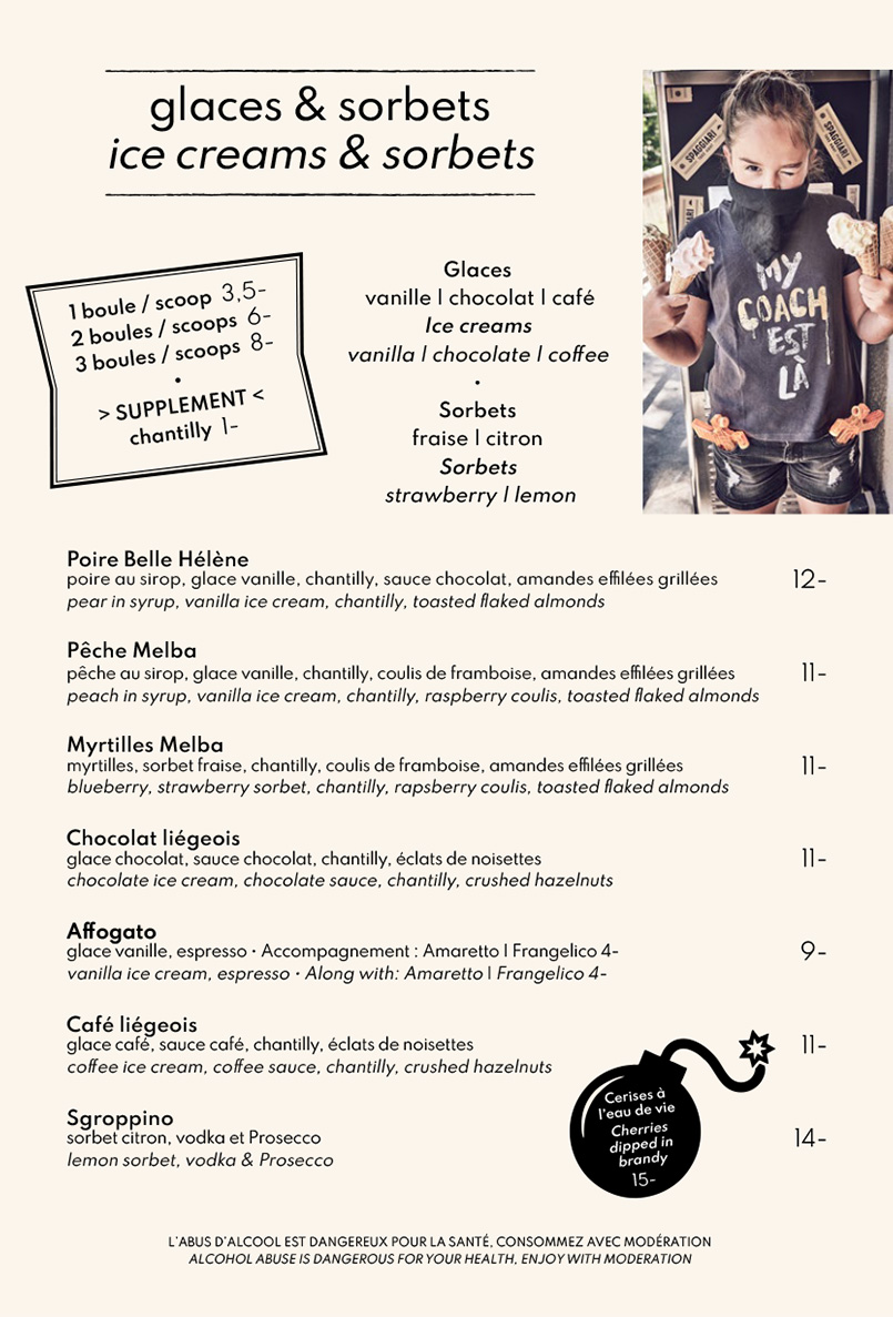 Glaces et Sorbets - Wang - Restaurants - Megève