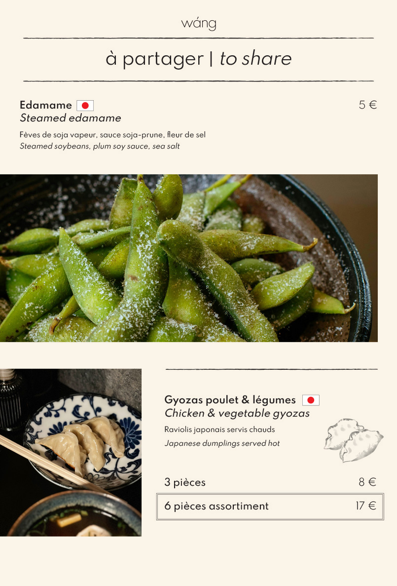 À partager - Wàng - Bouillon Asiatique - Megève